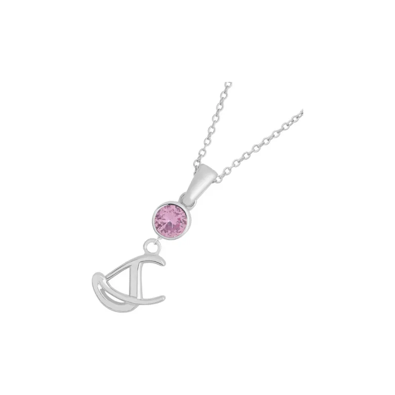 ARTE Crystal Diamond 925 Silver Necklaces Women's Silver-5