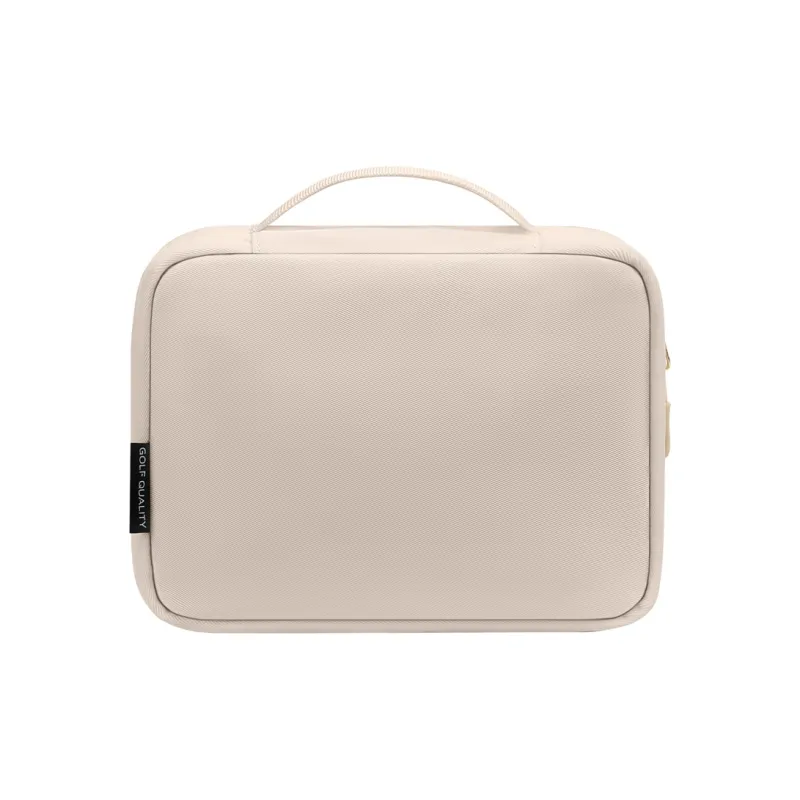 GOLF Fabric Makeup Bag Regular Women's Black/Apricot/Pink-9