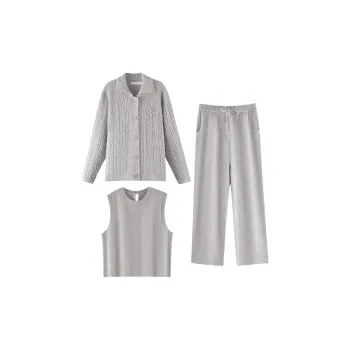 ZumashL Luxury Designer Series Pajama Set Women's Gray Blue Green