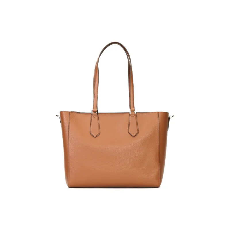 MICHAEL KORS MK Maisie Leather Tote Bag Shopping Bag Crossbody Bag Shoulder Bag Large Size Women's Caramel-2