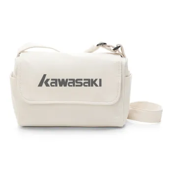 Kawasaki Fabric Crossbody Bag, Shoulder Bag, Messenger Bag Regular Unisex Black/Ecru/Haze Blue