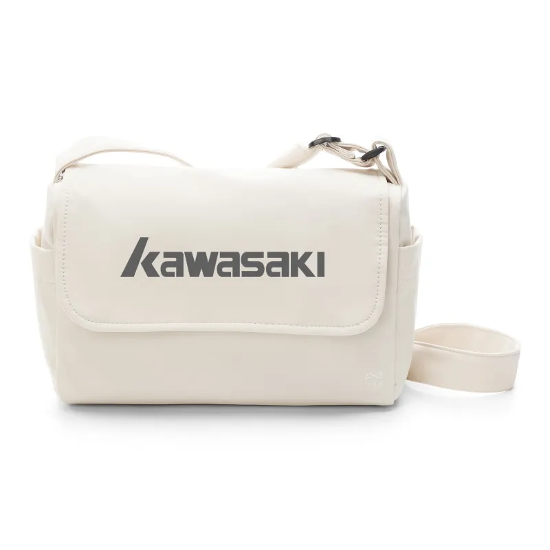 Kawasaki Fabric Crossbody Bag, Shoulder Bag, Messenger Bag Regular Unisex Black/Ecru/Haze Blue-0