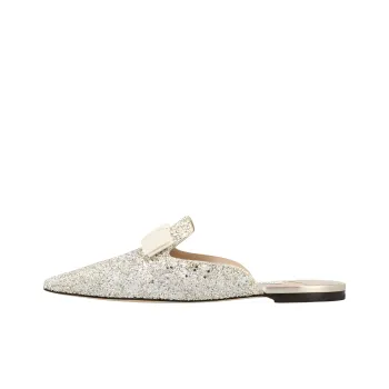 Jimmy Choo Gala Closed Toe Slippers Women's Gold