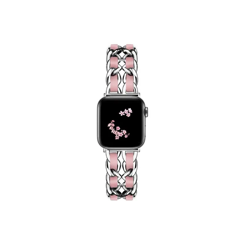 IWabcertoo Apple Compatibility Watch Band Genuine Leather Material-1