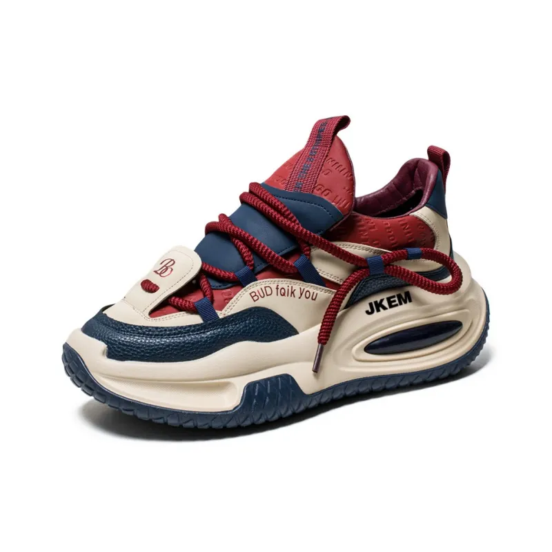 JKEM Cushioned Slip-Resistant Abrasion-Resistant Low-Top Casual Shoes Men's-1