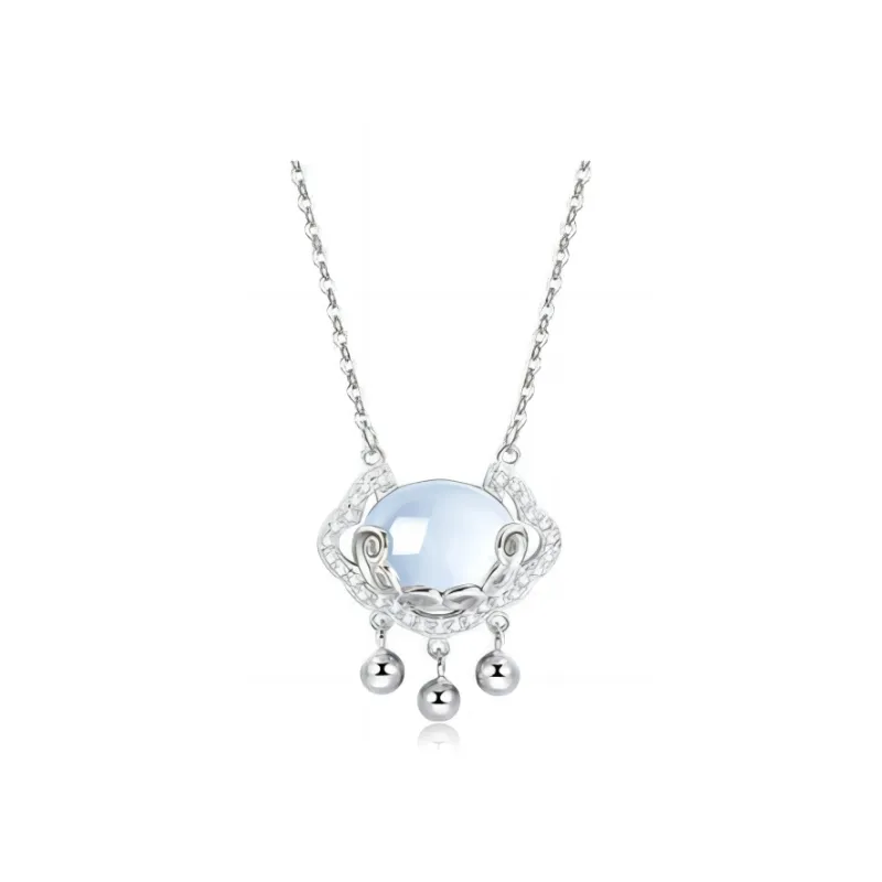 CHINA GOLD Chalcedony Necklaces Women's-0