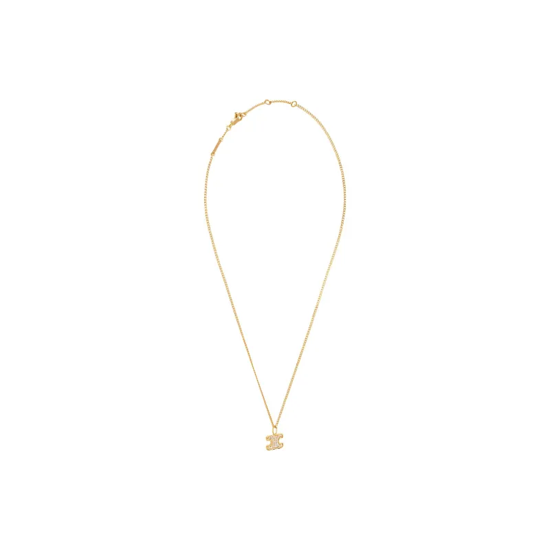 CELINE Rhinestone Necklaces Women's-2