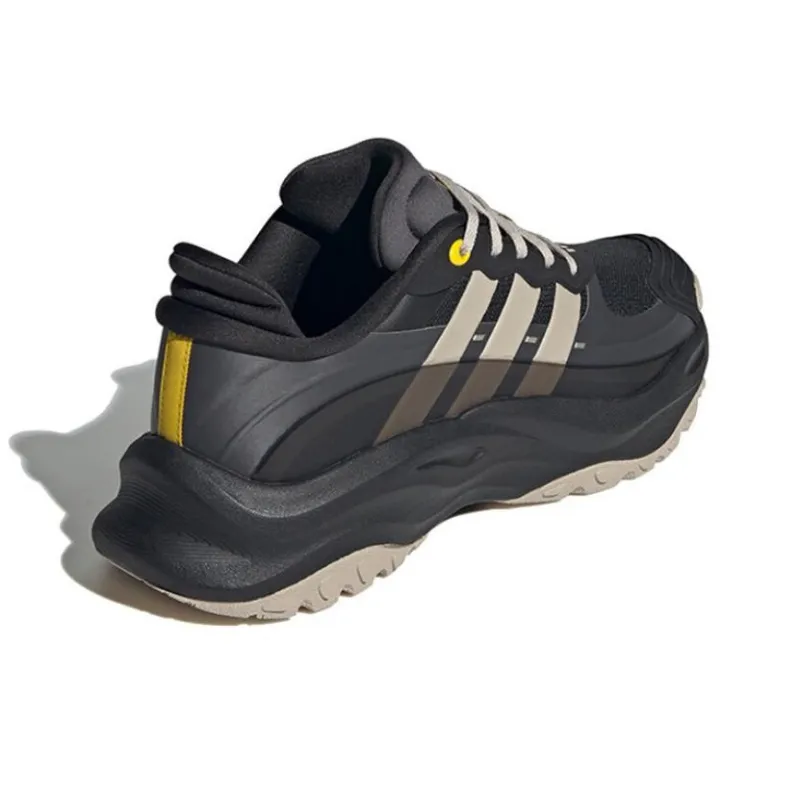 Adidas Maxxwavy Anti-Slip Wear-Resistant Low-Top Casual Running Shoes Men's Brown Gray-3