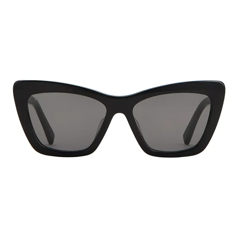 TOD'S Acetate Cat Eye Sunglasses Women's Black-1
