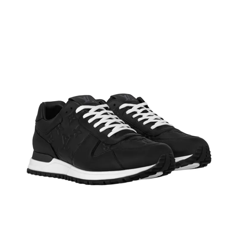 LOUIS VUITTON Run Away Low Top Casual Shoes Men's Black-2