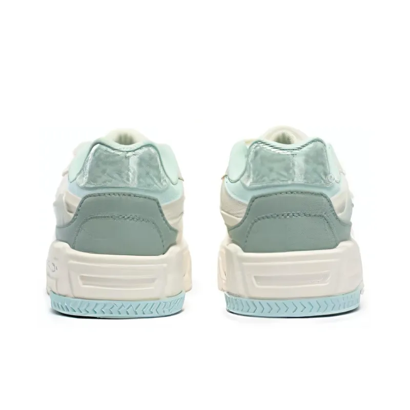 361° Starry Sky 3 Abrasion Resistant Breathable Low Top Skateboard Shoes Women's White Green-2
