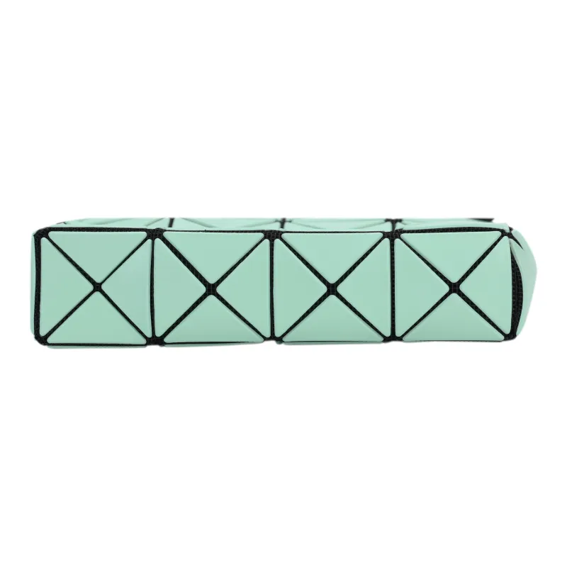 ISSEY MIYAKE Lucent Boxy PVC Basket Bag, Small Square Box, One Shoulder Handbag Trumpets Women's Mint Green-8