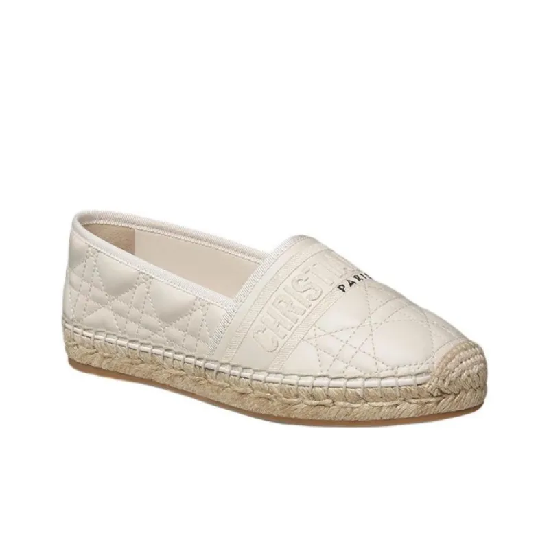DIOR Granville Espadrilles Women's White-3