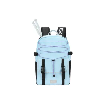 RSL Badminton Racket Bags 2 Pcs Sporty Style Backpack Purple Black Unisex Independent Shoe Compartment