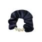 Velour Pearl Scrunchy