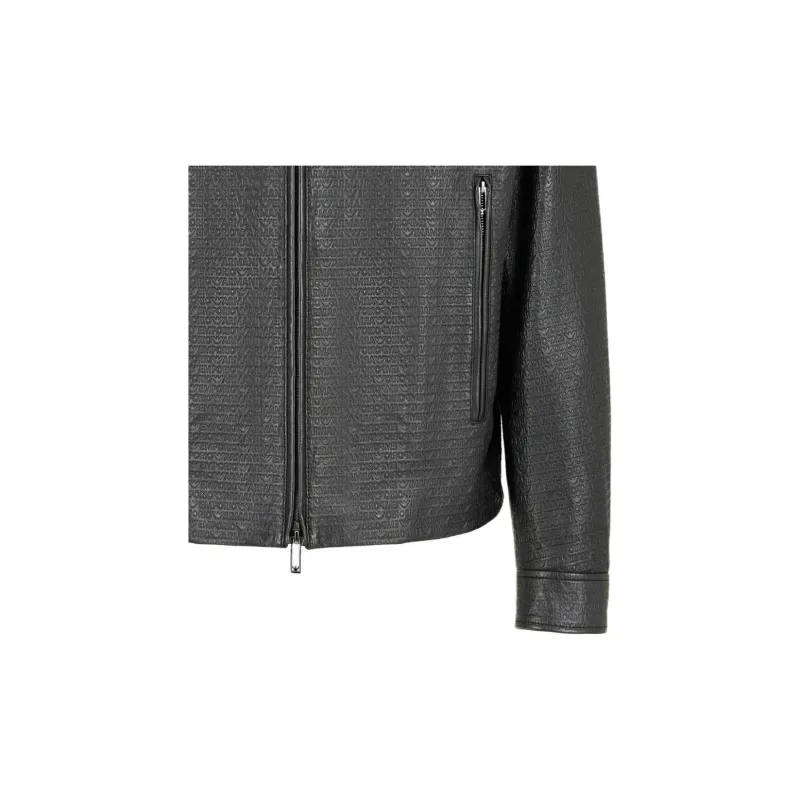 EMPORIO ARMANI Logo debossed Jacket-6