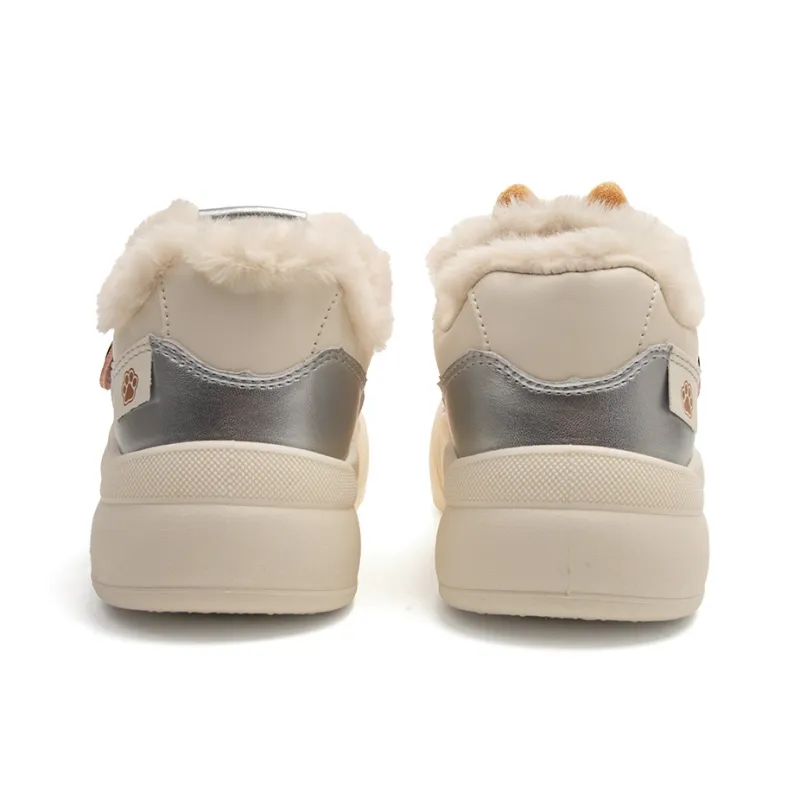 STAE Warm Lightweight Support Height Increasing Low-Top Casual Shoes Women's-28