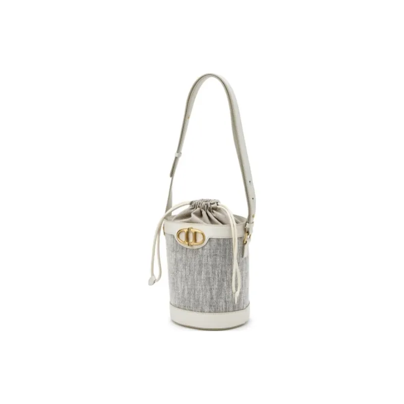 ATHE VANESSABRUNO Jute Bucket Bag Handbag Shoulder Bag Medium Size Women's Ivory-1
