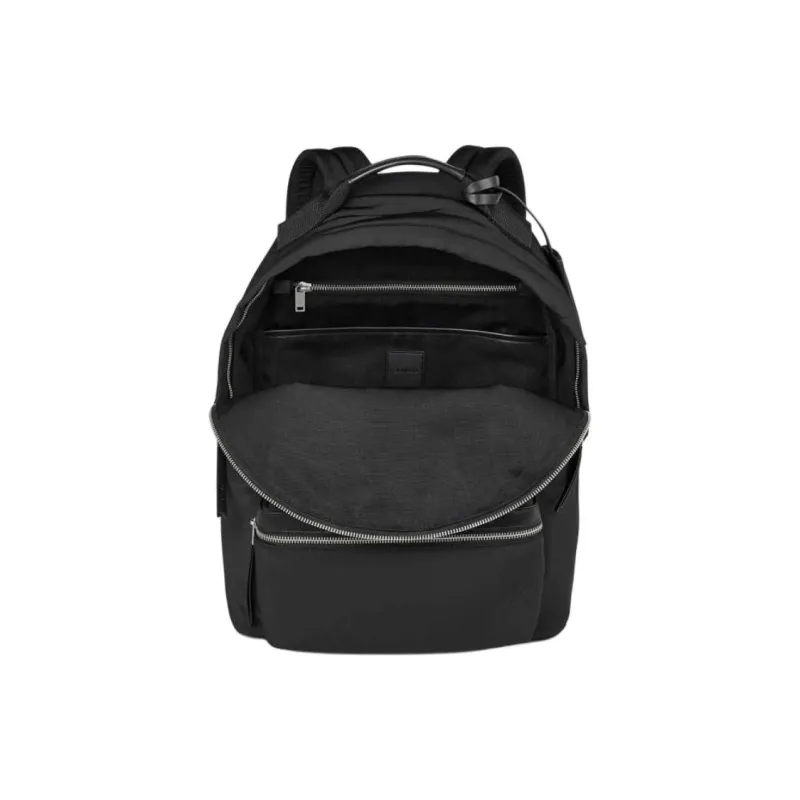 Sandro Leather trim Logo stamp Backpack-2