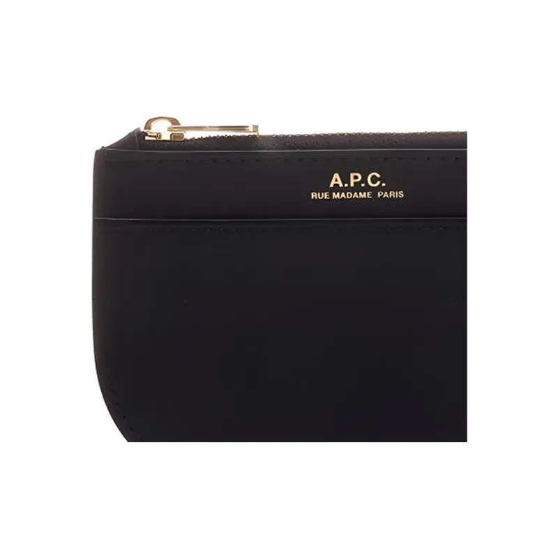 A.P.C. Rounded Leather Purse-2