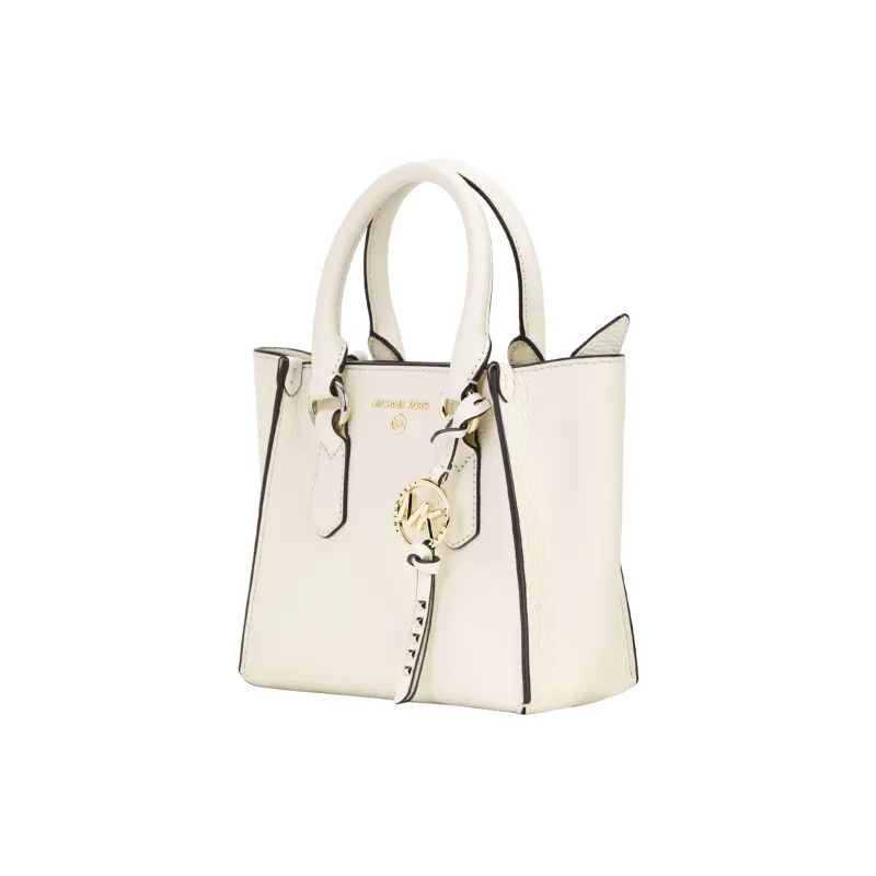 MICHAEL KORS Leather Handbag Shoulder Bag Crossbody Bag Small Size Women's Cream White-3