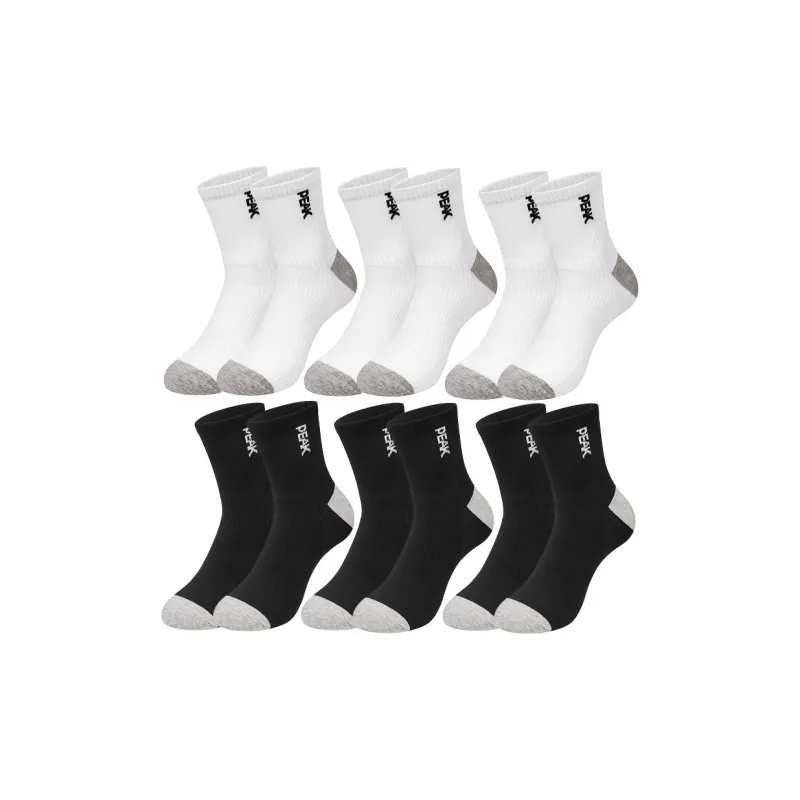 PEAK Mid Calf Socks Unisex 6 Pack-10