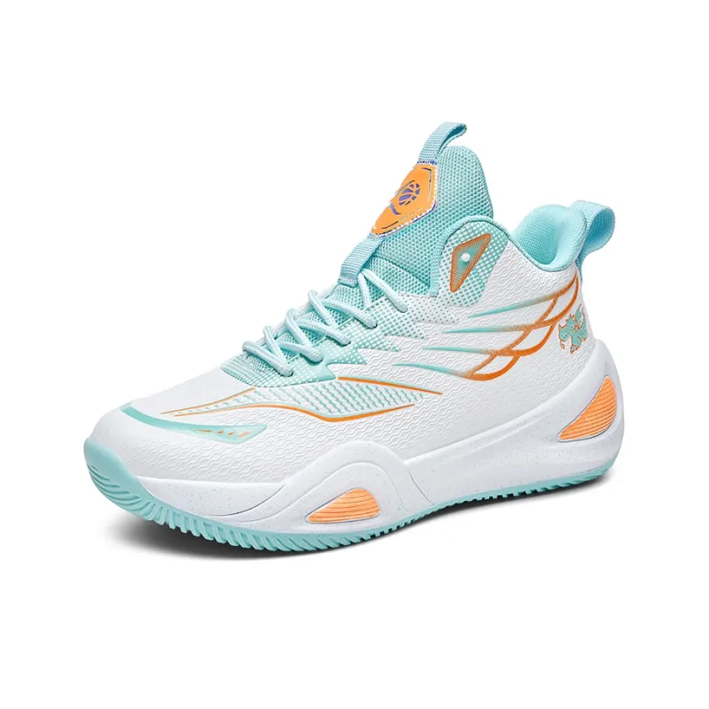 MUSHILANDI Cushioning, Slip Resistant, Abrasion Resistant, Rebound Mid Top Basketball Shoes Unisex-34