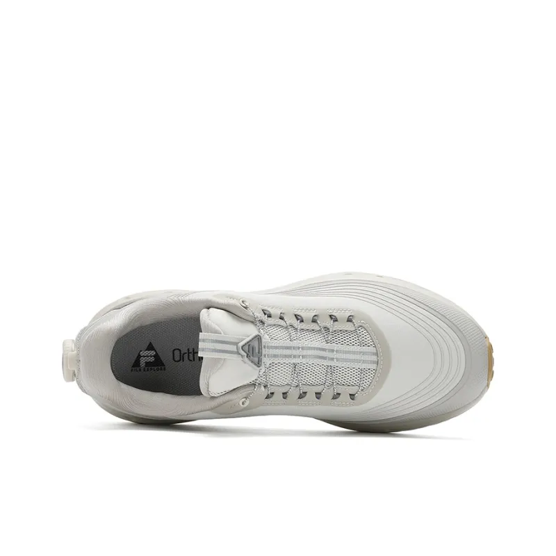 FILA BOA EXPLORER Non slip Breathable And Wear resistant Low Top Running Shoes Men's Gray-2