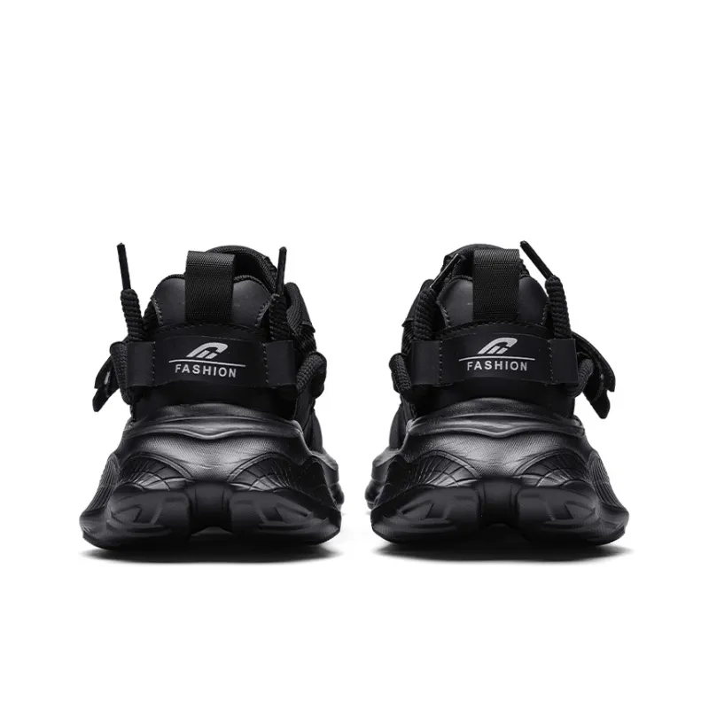 OFFER AITR Anti Slip And Wear Resistant Height Increasing Low Top Chunky Sneakers Men's-3