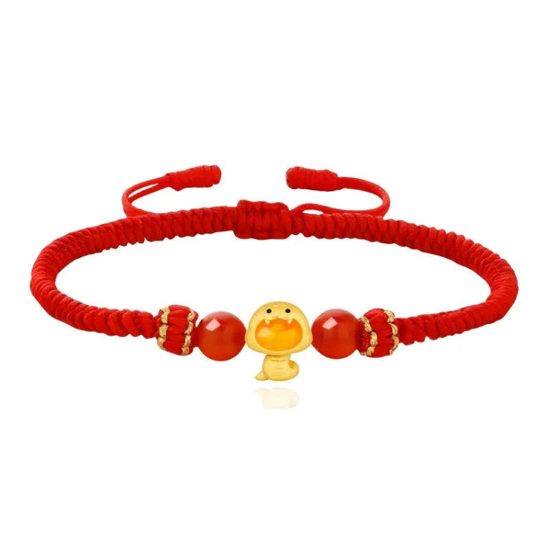 Double Happiness Gift Agate Bracelets Unisex-2