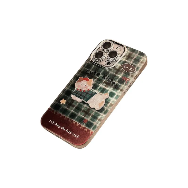 Cuttlefish Grid TPU Material Immersive Creative Phone Case Compatible With Apple 16/15/14/13/12/11-9