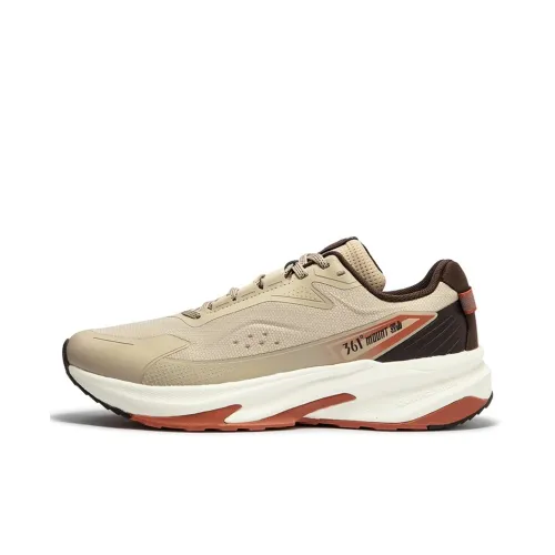 361° Anti-Slip And Wear-Resistant Water-Resistant Low-Top Running Shoes Men's Tan
