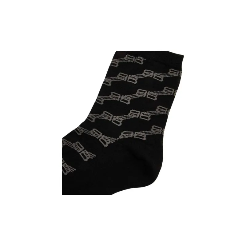 Balenciaga Mid Calf Socks Women's 1 Pack Black-1