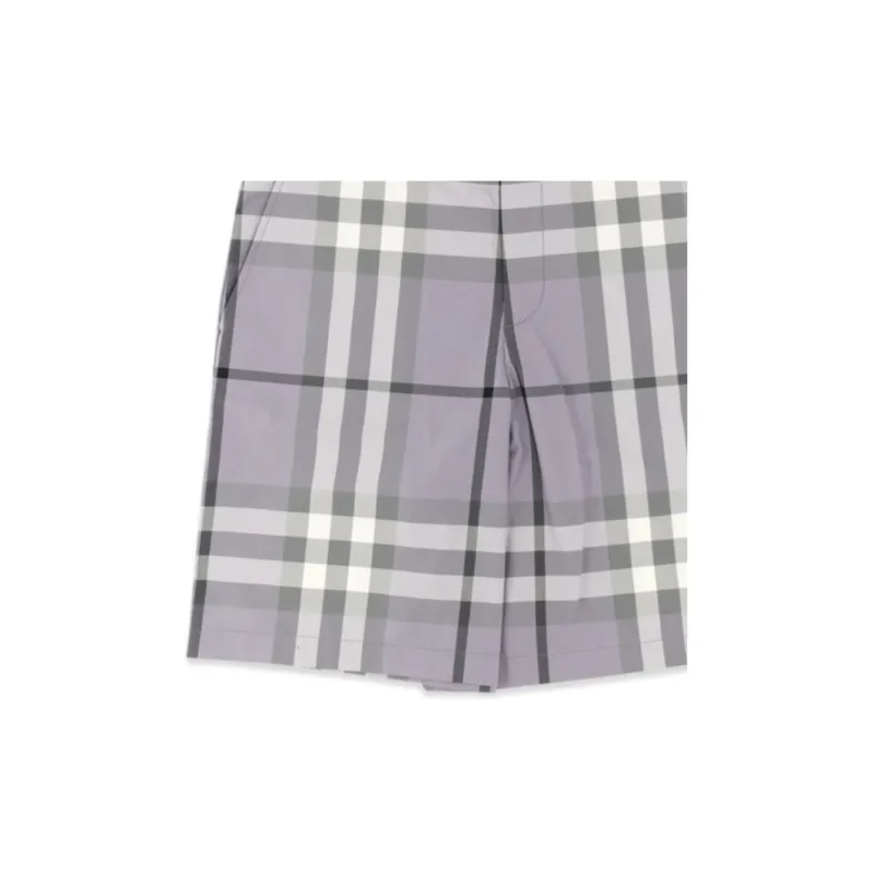 Burberry Check Pattern Bermuda Shorts-3
