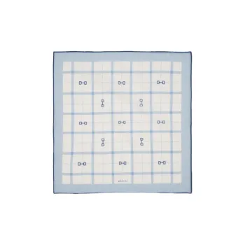 GUCCI Knit Scarves Men Light Blue