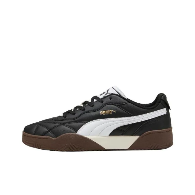 PUMA Tifosi Abrasion Resistant Low Top Skateboard Shoes Unisex Black White-0