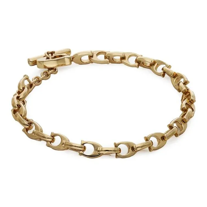 COACH Brass Bracelets Women's Gold-1