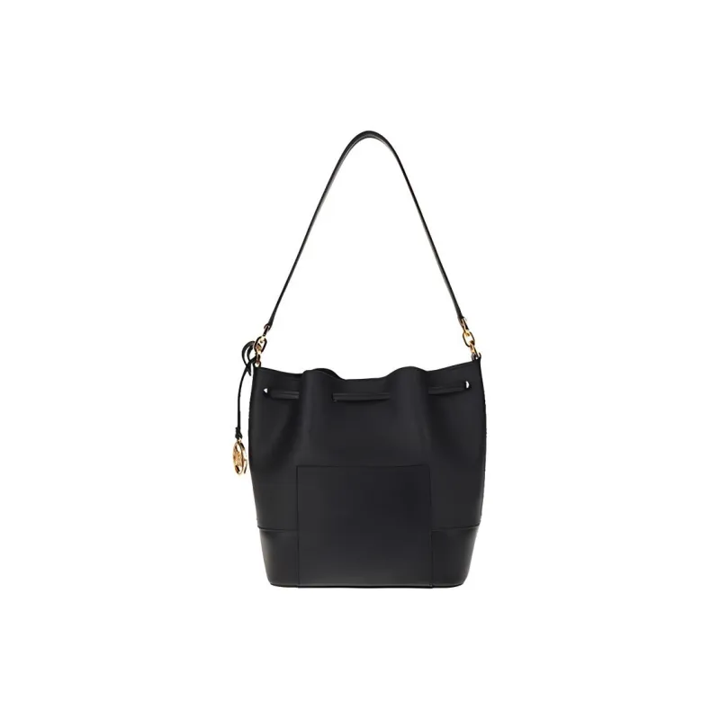 MICHAEL KORS MICHAEL KORS Handbag Collection Trista Cow Leather Shoulder Bag Medium Size Women's Black-2