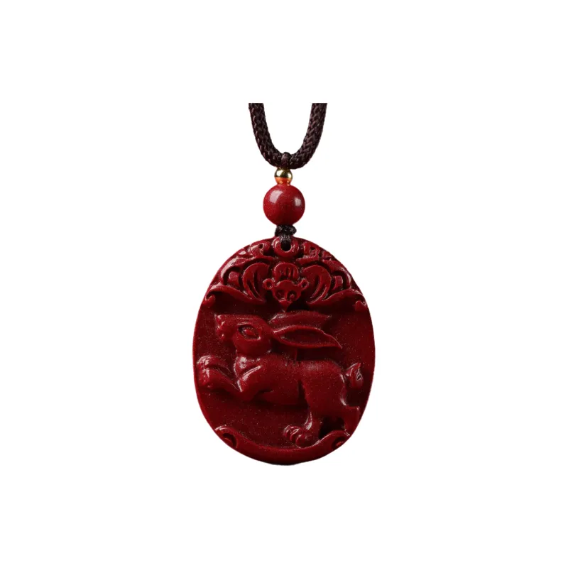 Bubble Scallops Reconstructed Cinnabar Necklaces Unisex-9