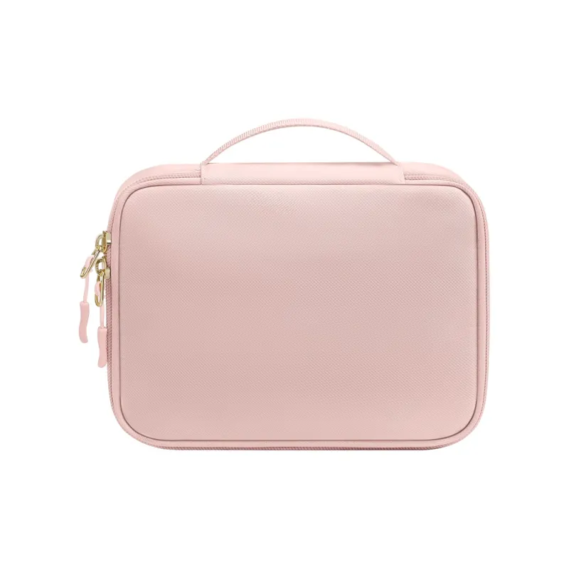 GOLF Fabric Makeup Bag Regular Women's Black/Apricot/Pink-10