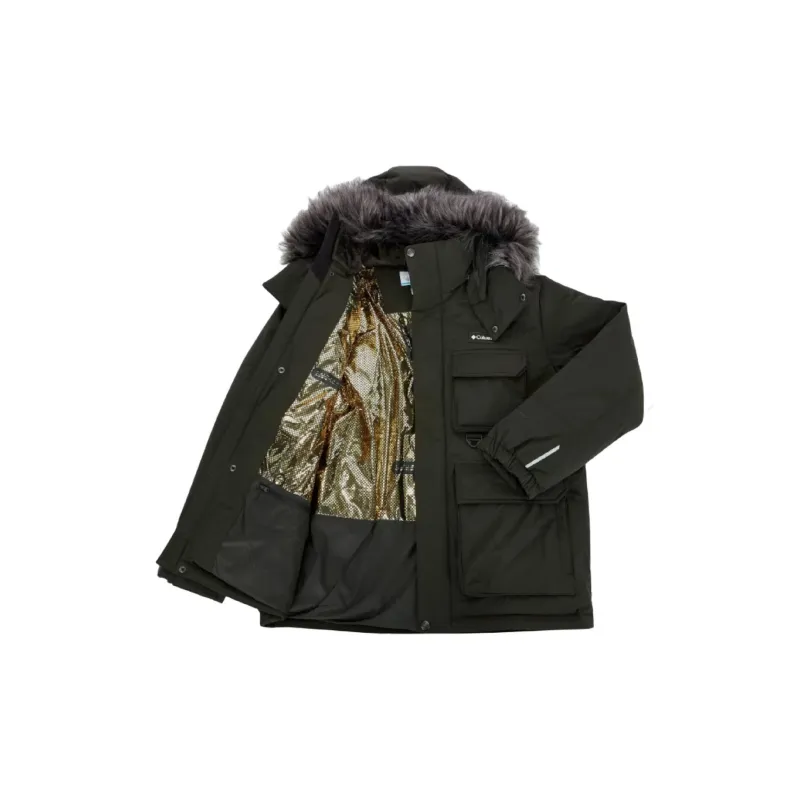 Columbia Down Jacket Unisex Army Green-2