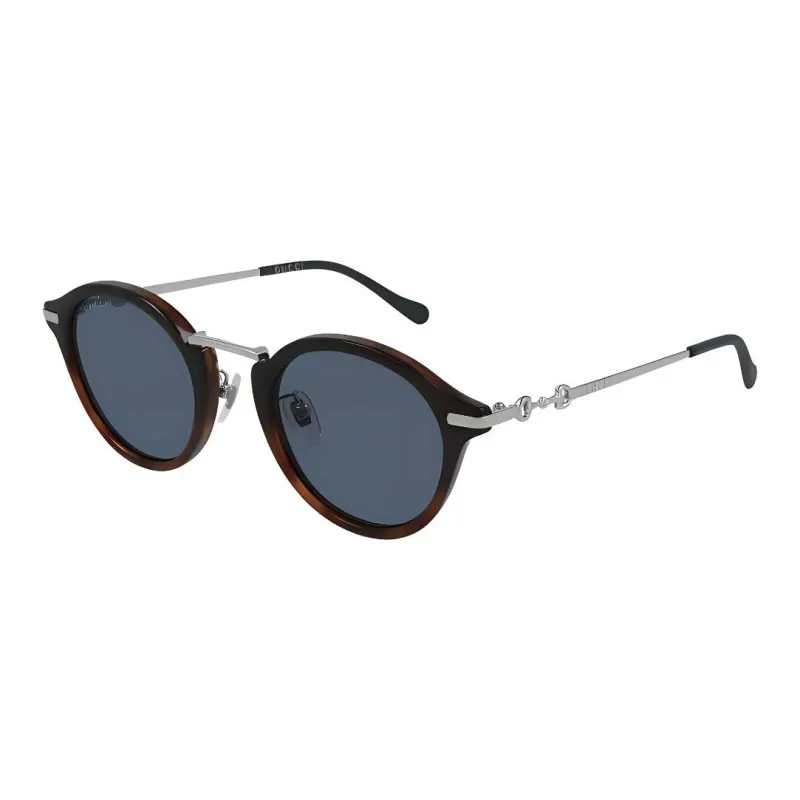 GUCCI Sunglasses Men Havana Silver-2