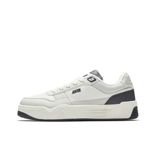 CHAOJIANTA Cushioning, Wear Resistant Low Top Skateboard Shoes Men's Ivory White