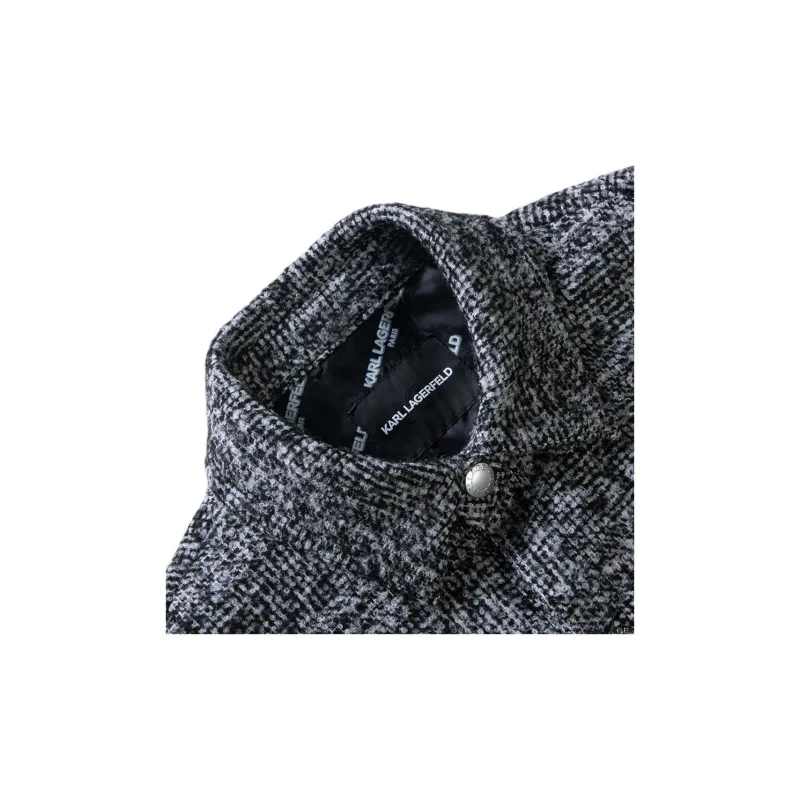 KARL LAGERFELD Coats Unisex Gray-3