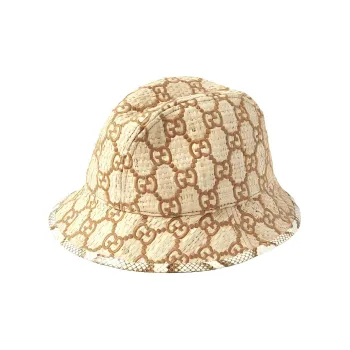 GUCCI Bucket Hats Unisex Beige