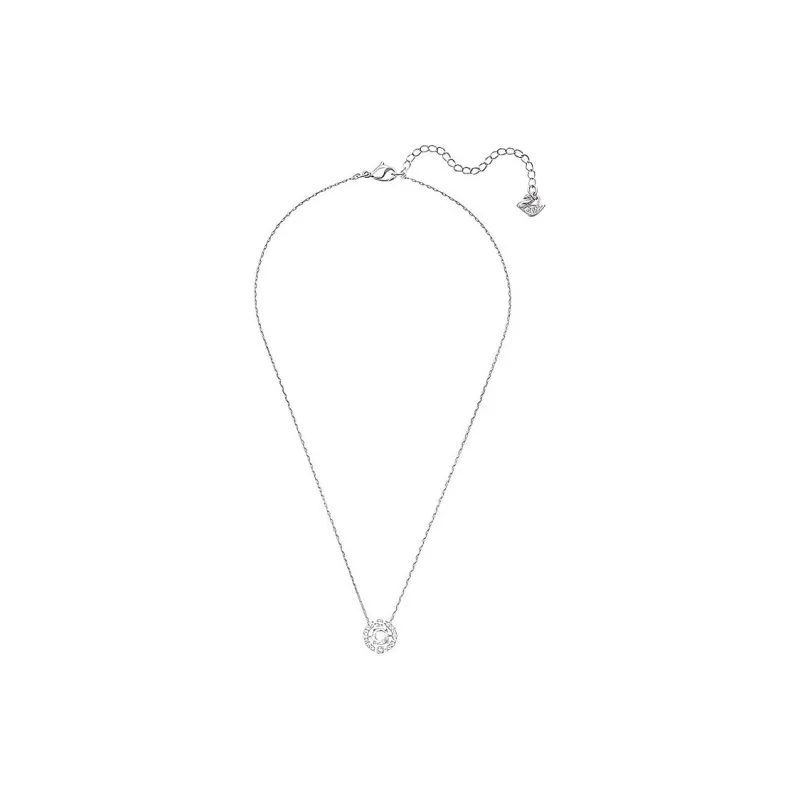 Swarovski Artificial Crystal Necklaces Women's White-1