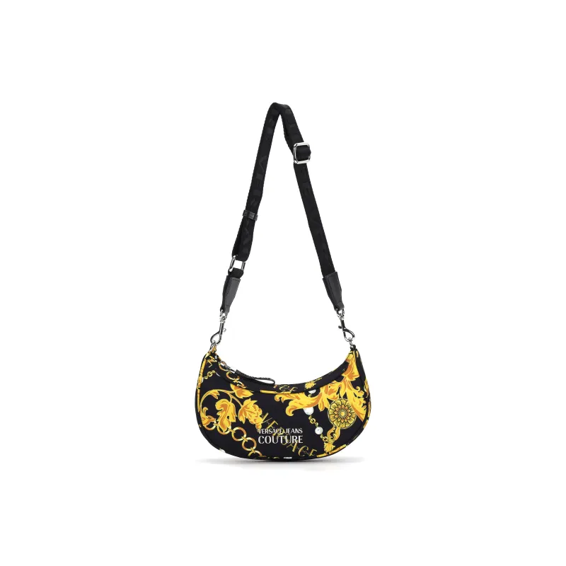 VERSACE JEANS COUTURE Polyamide Handbag, Shoulder Bag, Crossbody Bag Women's Black-1