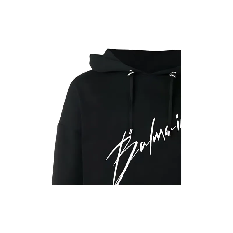 BALMAIN Sweatshirts Men Black-4