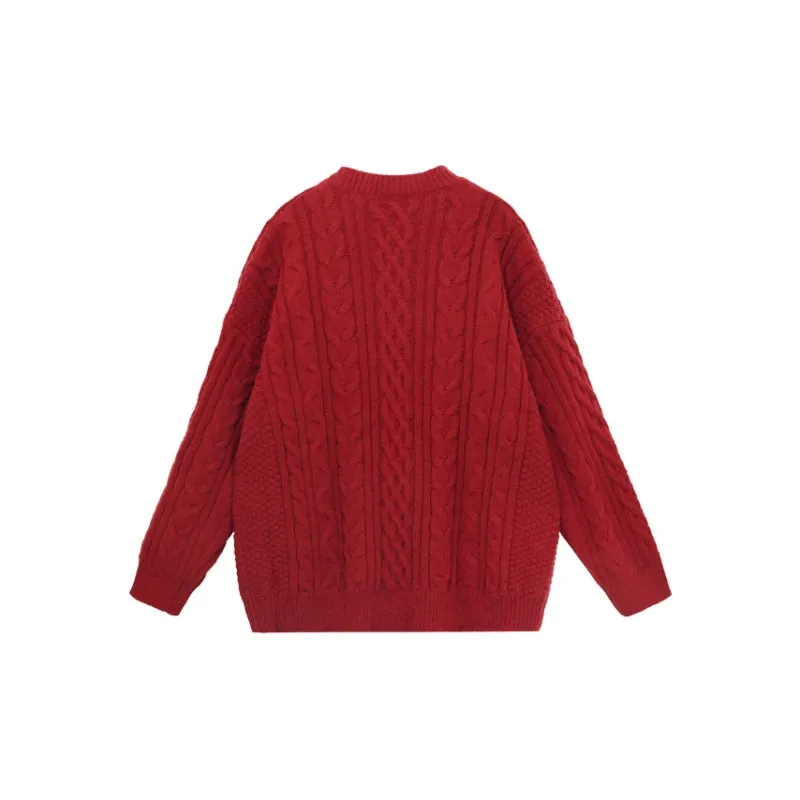 PCMY Sweaters Unisex China Red-1