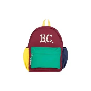 BOBO CHOSES Recycled Polyamide Backpack Men's Red & Multicolor